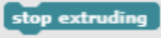 stop extruding block