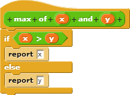 Buggy max code