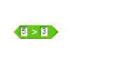 5 > 3 returns 'true'