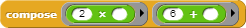 compose (2 * _) and (6 + _)