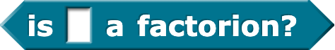 is number a factorion?