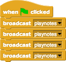 Broadcast without wait