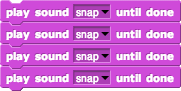 Play sound and wait