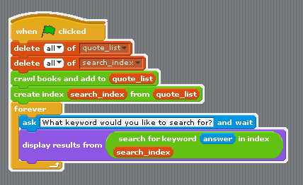 Quote search engine