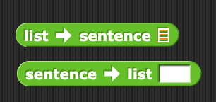 list sentence