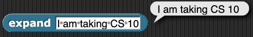 example showing multiple number expansions
